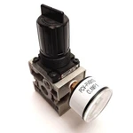 Smc NARM2500-B-N02 Pneumatic Regulator, 0.05-0.85MPA, With 0-1.1MPA Gauge. Fixed Price $30.00.