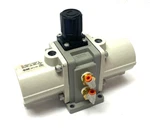 Smc VBA10A-T02GN-Z Pneumatic Pressure Booster Regulator 15 145PSI Input. Fixed Price $211.49.