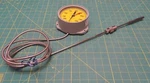 Ashcroft Dial Thermometer W/ 5-FOOT Tube 400 To 1200 Deg P/n 45-T8478K-51E. Fixed Price $399.00.