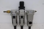 Smc AFD30-N02D-Z Micro Mist Separator, AW30-N02DE-Z REGULATOR,AMG150C-N02D Dryer. Fixed Price $129.00.