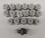 18 Parker 12 F5OX-S Adapter 3/4 Jic Size Sae Steel Triple Lok F50X-S. Fixed Price $95.00.