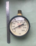 Marshalltown Water Pressure Test Meter Gauge 0-300 1/2'' Steampunk Art. Fixed Price $10.00.