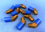 Parker 3/8" Tube Od X 1/4-18 Nptf 45 Elbow Brass Flared Male **lot Of 9**. Fixed Price $28.00.