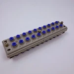 Smc Multiconnector 20-PORT Pneumatic Manifold Push-to-connect Distribution Block. Fixed Price $38.00.
