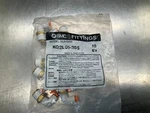(10) Smc KQ2L01-35S Fitting, Elbow, Brass, 1/4 Npt X 1/8" Tube. Fixed Price $14.00.
