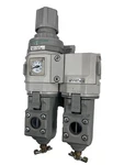Ckd Air Filter Regulator W3000-10-W-M + Oil Mist M3000-10-W-M Combo 3/8". Fixed Price $175.00.