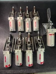 De-sta-co Clamp Lot Of (9) 810-27 803 Destaco Pneumatic Toggle 807-UL. Fixed Price $250.00.
