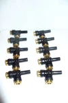 (10 Pcs) Parker # 371PTCSP-6-6, 3/8" Fluid Connectors Push-in Air Brake, New. Fixed Price $129.99.
