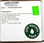 Reotemp PC40S1A2P70-D-T Sanitary Pressure Gauge *new* 4" Dial. Fixed Price $299.99.