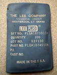 The Lee Company Orifice Pin Flow Restrictor Insert Plug Qty 100 Usa. Fixed Price $199.00.