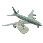 1/400 20CM Aircraft Qatar A380 Alloy Model Airplane Collection Gift. Fixed Price $16.91.
