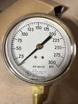 Argco 65-10-160 Air-water Gauge 1/4 Max Psi 300. Pressure. Fire Protection.. Fixed Price $22.00.
