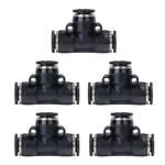 Push To Connect Air Fittings Tube 1/4" Od Line Tee Union Pack Of 5. Fixed Price $10.99.