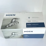 Moen WS84503 Adler One-handle Low Arc Bathroom Faucet Chrome Finish. Fixed Price $35.00.