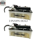 2 X Eagle Pro Air Hydraulic Foot Pumps 10,000 Psi Pedal Frame Machine Press. Fixed Price $375.99.