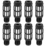 Uxcell Plastic Pneumatic Muffler Exhaust Air Line Silencer 1/4 Pt Black 8PCS. Fixed Price $13.16.