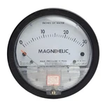 Dwyer 2030C Magnehelic Differential Pressure Gauge, 0-30IN Water, 15PSI, 1/8NPT. Fixed Price $51.00.