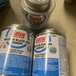 Oatey 30889 Medium Black Abs Cement, Oz, Can, Liquid, Lot Of. Fixed Price $19.99.