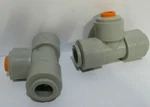 Lot Of 5 Parker Trueseal Thermoplastic Push-in Fittings Tee Union Size 4 & 6. Fixed Price $9.99.