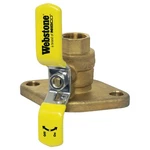 Webstone H-40405 Ball Valve 1-1/4" Brass 600 Psi Fip X Flange Non-potable. Fixed Price $100.11.