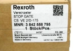 Rexroth Stop Gate VE2/D-175 Mnr: 3842558795 #a. Fixed Price $360.54.
