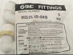 Smc KQ2L12-04S Male Elbow Push-in Fittings, 90 1/2" Npt (lot Of 2) Nib. Fixed Price $11.95.
