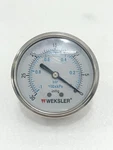 Weksler Pressure Vacuum Gauge Bar 100 Kpa Inhg Stainless Steel Industrial. Fixed Price $149.40.