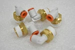 Smc KQ2L07-36AS Male Elbow, 90 Deg, 1/4", Tubexmnpt (lot Of 5). Fixed Price $22.99.