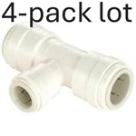 4-PACK Lot Watts P-641 Quick Connect Reducing Tee 1/2" Cts X 1/4" Od. Fixed Price $20.93.