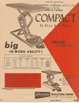 Scissor Lift Data Sheet Ad American Manufacturing M1070 -brochure (LT582). Fixed Price $8.74.
