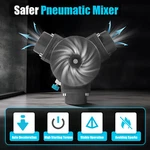 Pneumatic Mixer Rung Dope Tank Blade Barrel Type 1/2 Hp 50 Gallon 304 Stainless. Fixed Price $165.39.