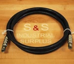 Aeroquip FC410-04, 72" Long Hydraulic Line. 5000 Psi, 7/16-20 Used. Fixed Price $23.27.