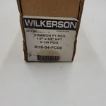 Wilkerson Common R19-04-FC00 P1 Regulator 1/2" X 3/8" Npt 0- 125 Psi. Fixed Price $39.99.