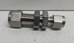 New No Box! Swagelok 1/4" Tube 3/8" Bulkhead Reducing Union SS-600-61-4. Fixed Price $29.95.