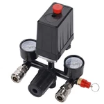 Black Air Compressor Pressure Switch Control Valve 90-120PSI With Gauge. Fixed Price $23.99.