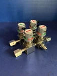Aptech AP4625SM (4) Manual Diaphragm Manifold Assy W/ Valves, Used. Fixed Price $35.00.