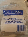 Sloan H-533-AC Supply Kit, 1", Sweat, Closet Or Urinal. Fixed Price $24.50.
