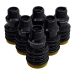 Lot Of 6 Piab 0113744 BL30-3P Duraflex Suction Cup, 3/8IN Npt Male, 1.18IN Od. Fixed Price $35.00.
