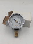 AA640 Gast Vacuum Gauge 2" Dial 1/4" Npt Bottom Mount 0-30" In/hg, New Box. Fixed Price $74.00.