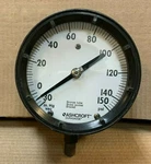Ashcroft Duragauge Pressure Q -4832 Bronze Tube Brass Socket 30-150 Psi. Fixed Price $24.99.