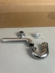17 Ga. P-trap 1/2, Chrome Plated W/ Deep Flange By Dearborn Brass No. 704DF-1.. Fixed Price $19.99.