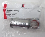 Keeney 172445 1-1/4" 22 Gauge Brass Tubing Straight Coupling Kit New. Fixed Price $5.00.