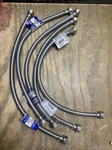 (set Of 5) Eastman 20" Faucet Connector 1/2 Inch Fip X Ss GAR1334. Fixed Price $14.99.