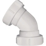 Keeney 1-1/2 In. White Polypropylene 45 Degree Elbow Coupling 49PVCK. Fixed Price $10.72.