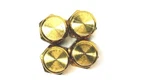 Eaton Weatherhead Brass Pipe Caps 3129X2 Lot Of 4 Nos. Fixed Price $22.83.