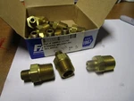 3/8"X1/8"MPT Brass Hex Nipple Lot Of 4. Fixed Price $24.00.