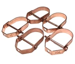 Anvil 2" Copper Plated Clevis Pipe Hanger (lot Of 5) - Adjustable No. CT65. Fixed Price $14.95.