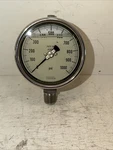New Old Stock Noshok 316 Tube And Socket Pressure Gauge 0-1000 Psi. Fixed Price $148.80.