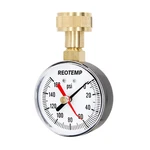 Reotemp PD25H 2.5" Home Water Pressure Test Gauge With Max Pointer, 0-160 Psi, 3. Fixed Price $16.51.
