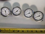 Lot Noshok 25-410-60-PSI Ss 2.5" + Ashcroft 1008 Gauges 0-15. Fixed Price $22.00.